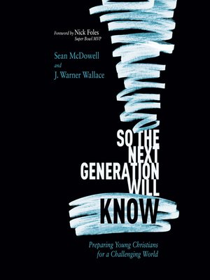 cover image of So the Next Generation Will Know